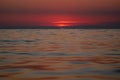 Gorgeous sunsets of the Black Sea! Unreal beauty seems to be an ordinary event. Royalty Free Stock Photo