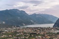 Gorgeous town of Torbole, Lake Garda, Italy Royalty Free Stock Photo