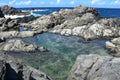 Gorgeous Tranquil Hidden Natural Pool in Aruba Royalty Free Stock Photo