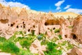 Unique natural place in Cappadocia-Zelve Open Air Museum. Turkiye