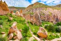 Unique natural place in Cappadocia-Zelve Open Air Museum. Turkiye