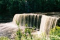 Tahquamenon Falls in Upper Michigan Royalty Free Stock Photo