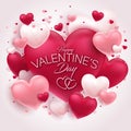 Gorgeous valentine background with nice typography