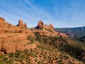 Gorgeous View Of The American Southwest Desert Showing Large Rock Formations Royalty Free Stock Photo