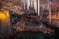 Gorgeous view of Crystal Caves of Bermuda.  Beautiful backgrounds Royalty Free Stock Photo