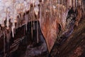 Gorgeous view of Crystal Caves of Bermuda.  Beautiful backgrounds Royalty Free Stock Photo