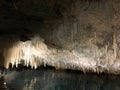 Gorgeous view of Crystal Caves of Bermuda. Royalty Free Stock Photo