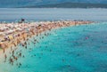 Gorgeous view on Golden Cape on Brac island, Croatia Royalty Free Stock Photo