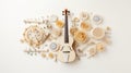Beautiful violin awaits its rightful musician counterpart.AI Generated