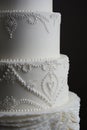 Gorgeous white wedding cake