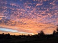 Amazing pink and orange sky Sunrise Royalty Free Stock Photo