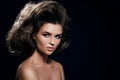 Gorgeous woman with a beautiful hairstyle and make-up Royalty Free Stock Photo