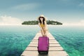 Gorgeous woman in vacation Royalty Free Stock Photo