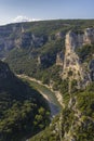 Gorges de Ardeche, Auvergne-Rhone-Alpes, France Royalty Free Stock Photo