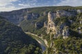 Gorges de Ardeche, Auvergne-Rhone-Alpes, France Royalty Free Stock Photo