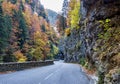 Gorges de la Bourne, the Bourne canyon near Villard de Lans, Vercors in France Royalty Free Stock Photo