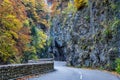 Gorges de la Bourne, the Bourne canyon near Villard de Lans, Vercors in France Royalty Free Stock Photo