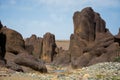 Gorges de Tislit canyon in Morocco Antiatlas mountains Royalty Free Stock Photo