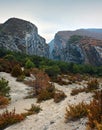 Gorges Du Verdon Point Sublime in Autumn colours, Provence, France Royalty Free Stock Photo