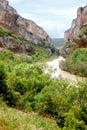 Gorges of Lumbier, Spain Royalty Free Stock Photo