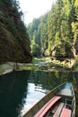 Gorges on river Kamenice, Hrensko, Czech republic