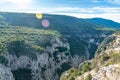 Gorges of Verdon canyon, South of france Royalty Free Stock Photo