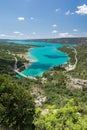 Gorges of Verdon Lake, South of france Royalty Free Stock Photo