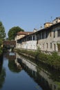 Gorgonzola Milan, along Martesana canal