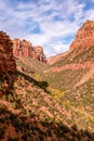 Gorgous landscape of Left Fork Trail to the Subway gorge, Zion NP