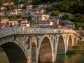 Gorica bridge in the town of a thousand windows, Berat, Albania