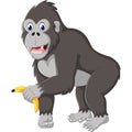 Gorilla cartoon Royalty Free Stock Photo