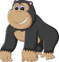 Gorilla cartoon Royalty Free Stock Photo
