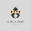 gorilla head game controller logo template design for brand or company and other