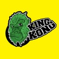 Gorilla King kong Ape primate vector illustration