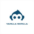 Gorilla logo design vector image