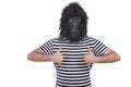 Gorilla man Royalty Free Stock Photo