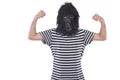 Gorilla man Royalty Free Stock Photo