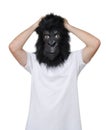 Gorilla man Royalty Free Stock Photo