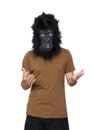 Gorilla man Royalty Free Stock Photo