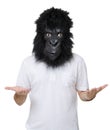 Gorilla man Royalty Free Stock Photo