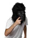 Gorilla man Royalty Free Stock Photo