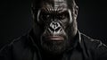 Gorilla Primate Ape on dark background Royalty Free Stock Photo