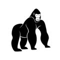 Gorilla Silhouette Vector