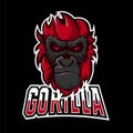 Gorilla sport or esport gaming mascot logo template, for your team