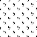 Gorilla step pattern seamless vector