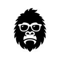 Gorilla in sunglasses.