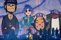 Gorillaz band perform in concert at Sonar Festival