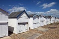 Goring Beach Huts Royalty Free Stock Photo