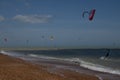 Goring Worthing UK May Bank holiday wind surfers 2