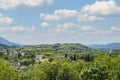 Gorizia and Nova Gorica panorama Royalty Free Stock Photo